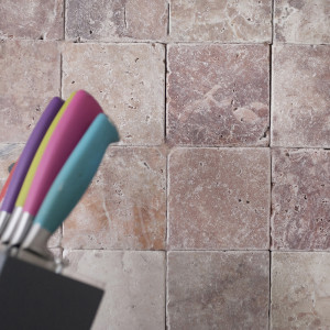 Travertin Red Cross Cut (Antichizat)